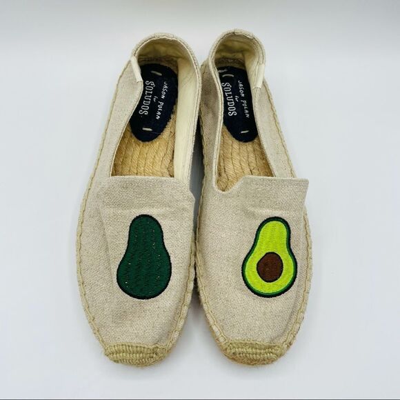 Soludos Shoes - Soludos Embroidered Avocado Espadrilles